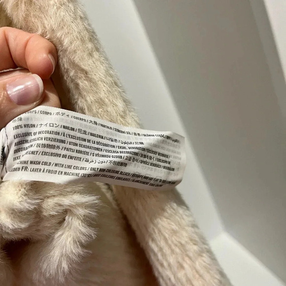 Abercrombie&Fitch Soft AF eyelash Collection cropped half zip sweater size Large - Picture 4 of 11